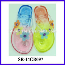 Blume pvc slipper klare gelee slipper pvc jelly slipper